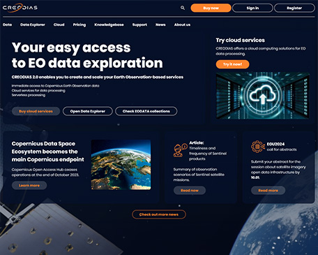 Sektor kosmiczny - Creodias